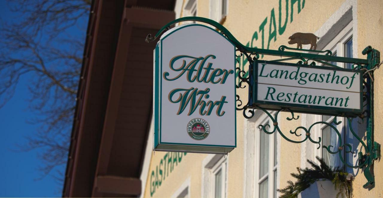 Hotel Alter Wirt Hallbergmoos Eksteriør billede