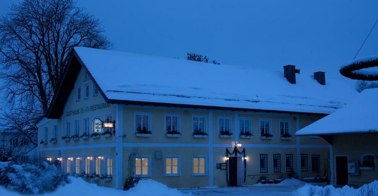 Hotel Alter Wirt Hallbergmoos Eksteriør billede